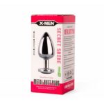 Dop Anal X-MEN Secret Shade Metal Butt Plug Red M