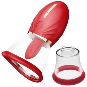 Adoramar Magic Tongue Pleasure - RED (two cups) Avantaje