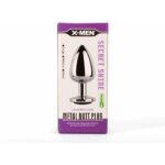 X-MEN Secret Shade Metal Butt Plug Black S