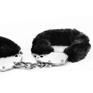 Avantaje - 16970260900607 fetish pleasure fluffy hand cuffs black