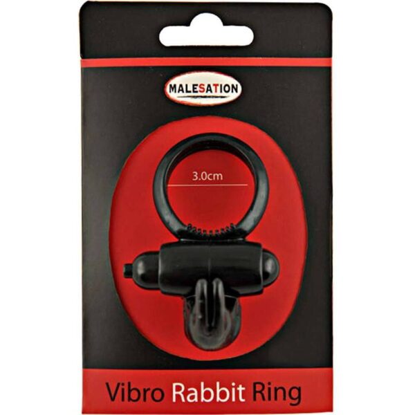 4041937315030 malesation vibro rabbit ring black
