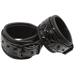657447092268 sinful ankle cuffs black