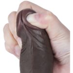 Recomandari 6942063400516 8 inch sliding skin dual layer dong black i