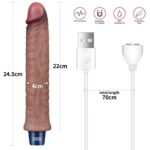 Avantaje - 6942063400837 9.5 inch softee rechargeable silicone vibrating