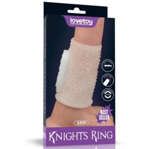 6970260905787 vibrating spiral knights ring (white) ii