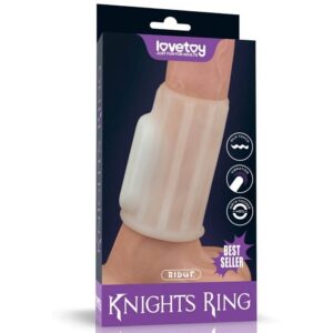 6970260905794 vibrating spiral knights ring (white) iii