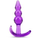 819835026075 b yours triple bead plug purple - Ambalaj