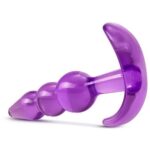 819835026075 b yours triple bead plug purple - Detalii