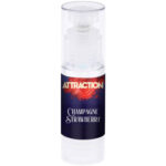 8435465323883 lubricant attraction champagne strawberry 50 ml - Ambalaj