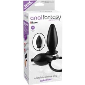 603912332636-Inflatable Silicone Plug  Black