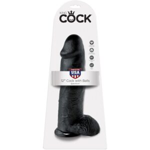 603912350326-12" Cock with Balls Black