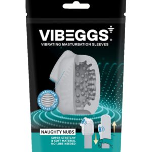 4903462555360-VIBEGGS - Naughty Nubs - Vibrating Masturbation Sleeve - White