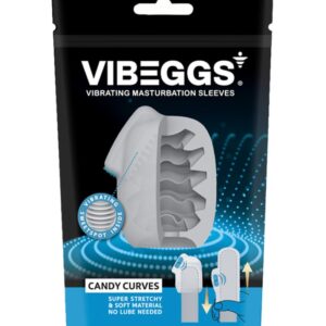 4903462555391-VIBEGGS - Candy Curves - Vibrating Masturbation Sleeve - White