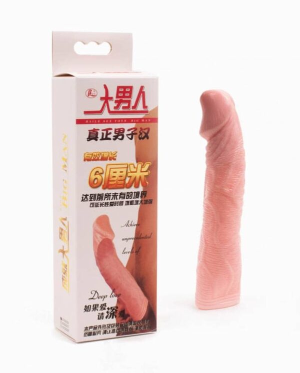 6959532310245-Realistic Penis Sleeve Flesh 1